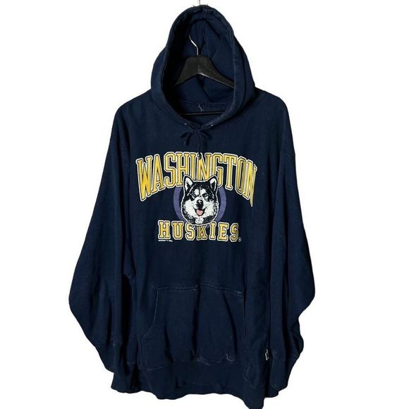 VTG 1992 UW Huskies Hoodie XXL - Picture 1 of 5